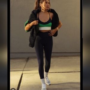 Sincerely Jules x Bandier 4th Drop Colorblock Sports Bra Sz L